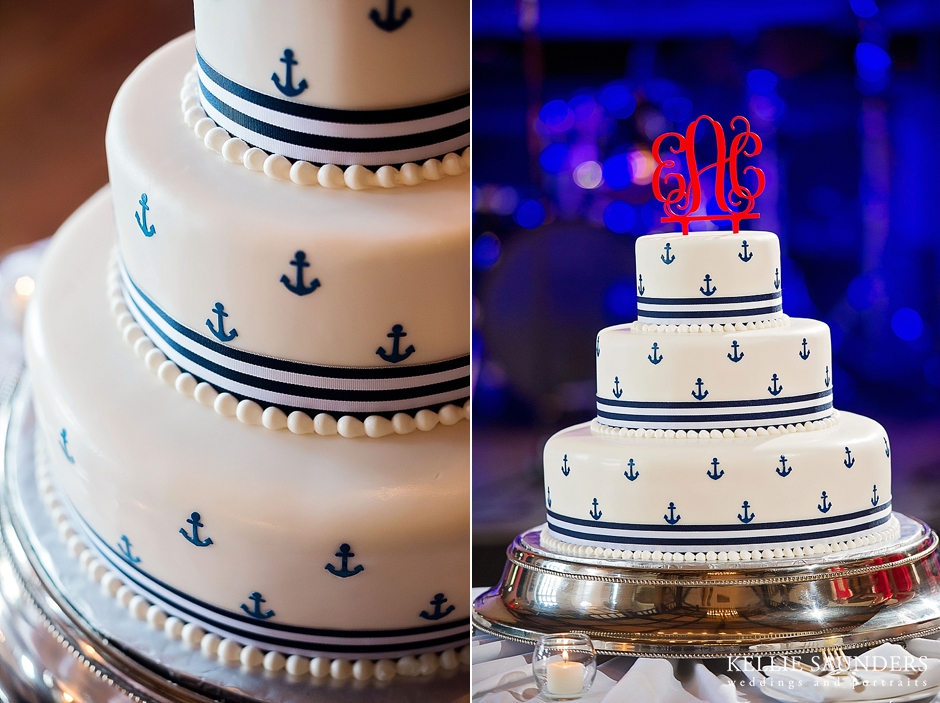 Nautical Theme Wedding Cake